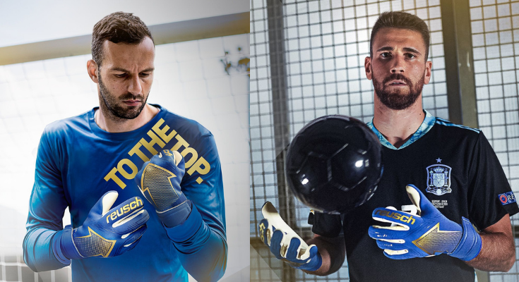 nuevos guantes Reusch Arrow: la elección de Unai Simón y Samir Handanovic -
